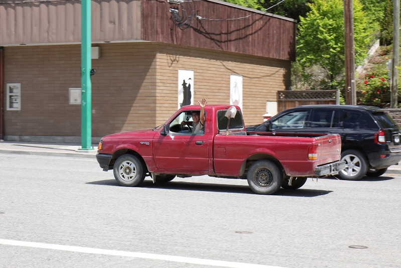 He waved and asked for a pic, so I took one
